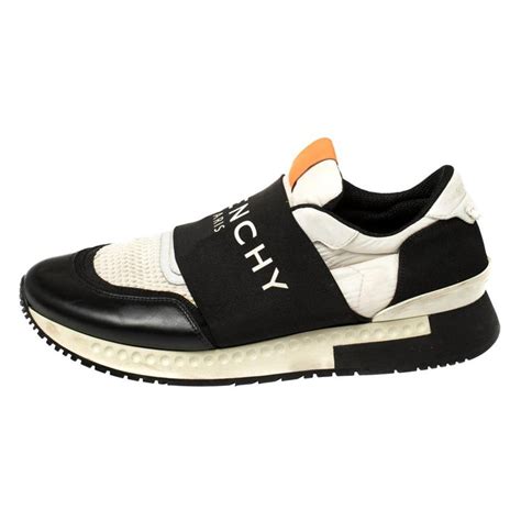 givenchy black slip on sneakers|givenchy active runner sneakers.